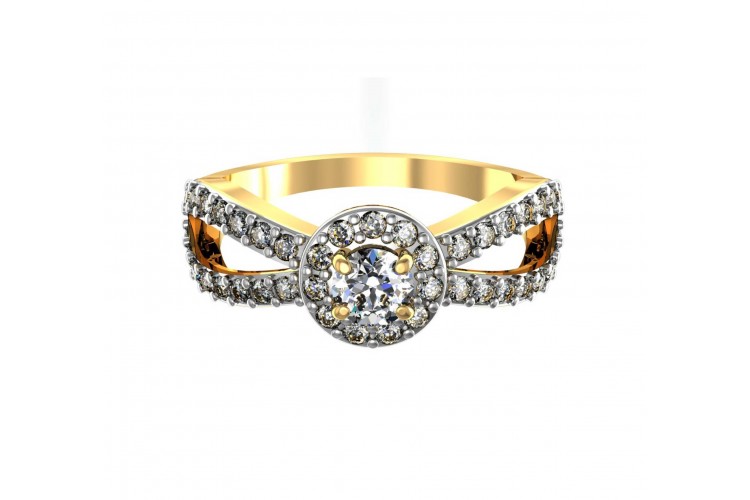 Solitaire Diamond engagement ring